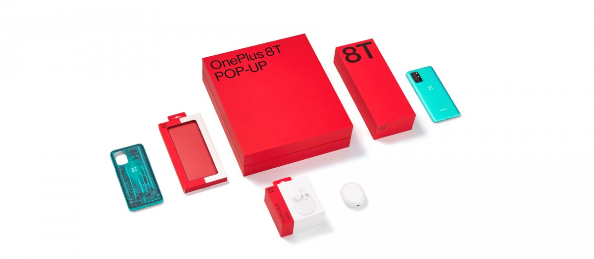 The OnePlus 8T pop-up bundle comes with free Buds and Quantum case
