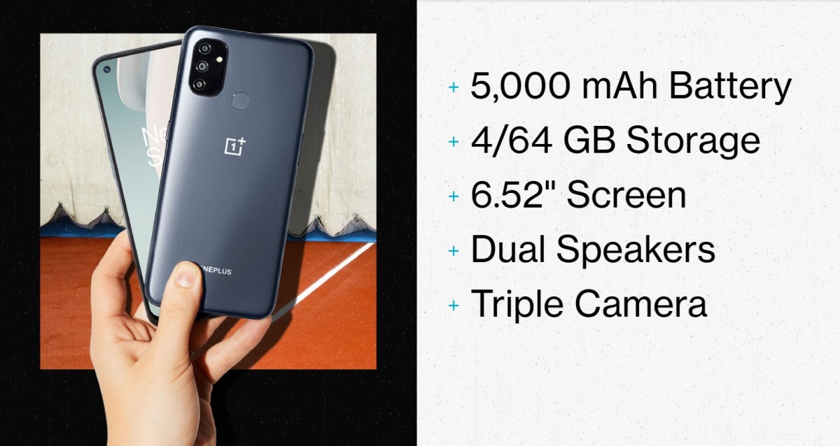 OnePlus Nord N10 5G and N100 unveiled: mid-rangers with LCDs and Snapdragon chipsets