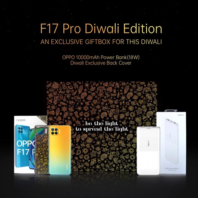 Oppo F17 Pro Diwali Edition's Gift Box