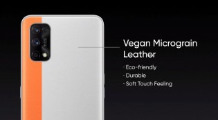 Realme 7 Pro Special Edition's vegan leather requires a multi-stage assembly process
