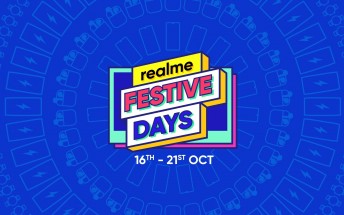 Realme Festive Days sale kicks off from October 16 with discounts on smartphones and AIoT products