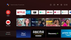Realme Smart TV's homescreen