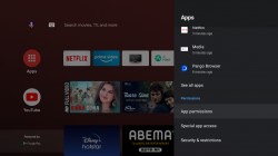 Realme Smart TV's settings menu