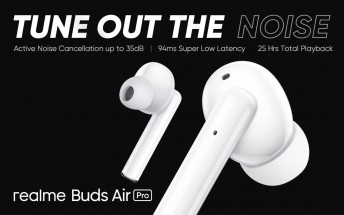 Realme unveils Buds Air Pro and Buds Wireless Pro ANC earphones