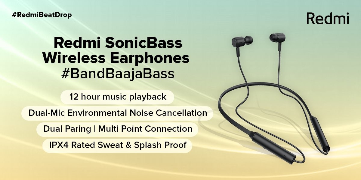 Redmi EarBuds 2C and Redmi SonicBass announced