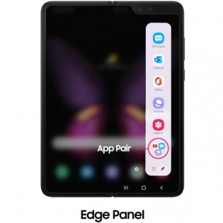 App Pair with Edge Panel