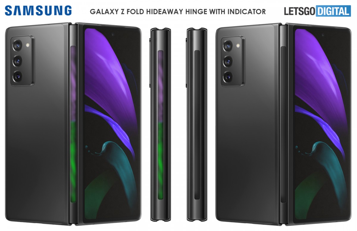 Samsung considers putting an RGB strip on the Galaxy Z Fold's hideaway hinge