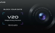 vivo V20 is coming to India on October 13