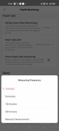Heart rate monitoring on Amazfit Bip U