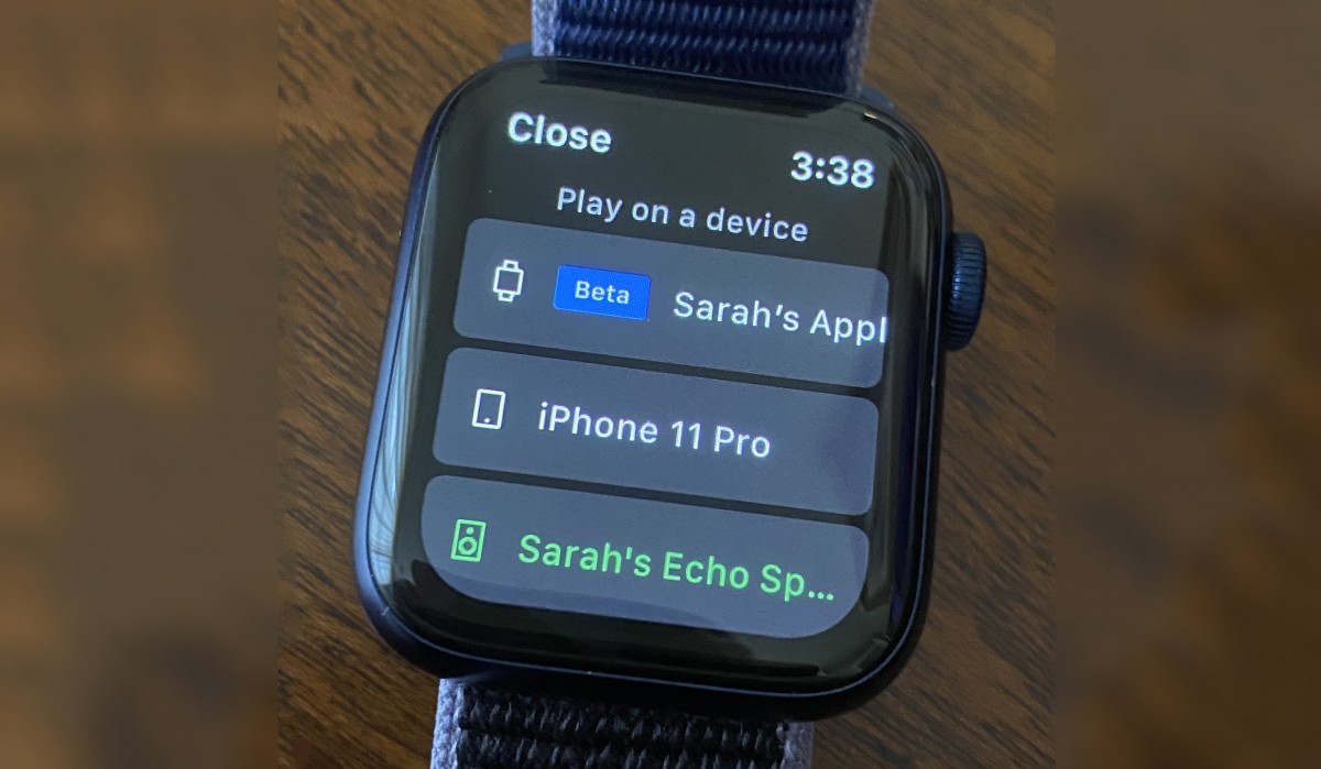 sport watches with spotify