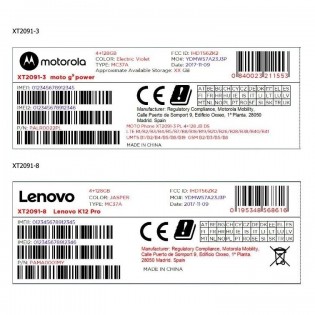 Lenovo K12 Pro at FCC