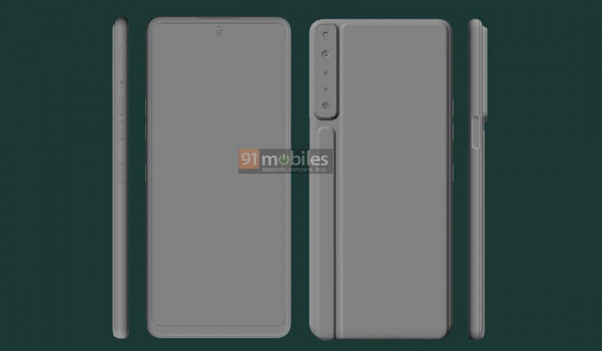 LG Stylo 7 renders show ridged design with four cameras and sylus