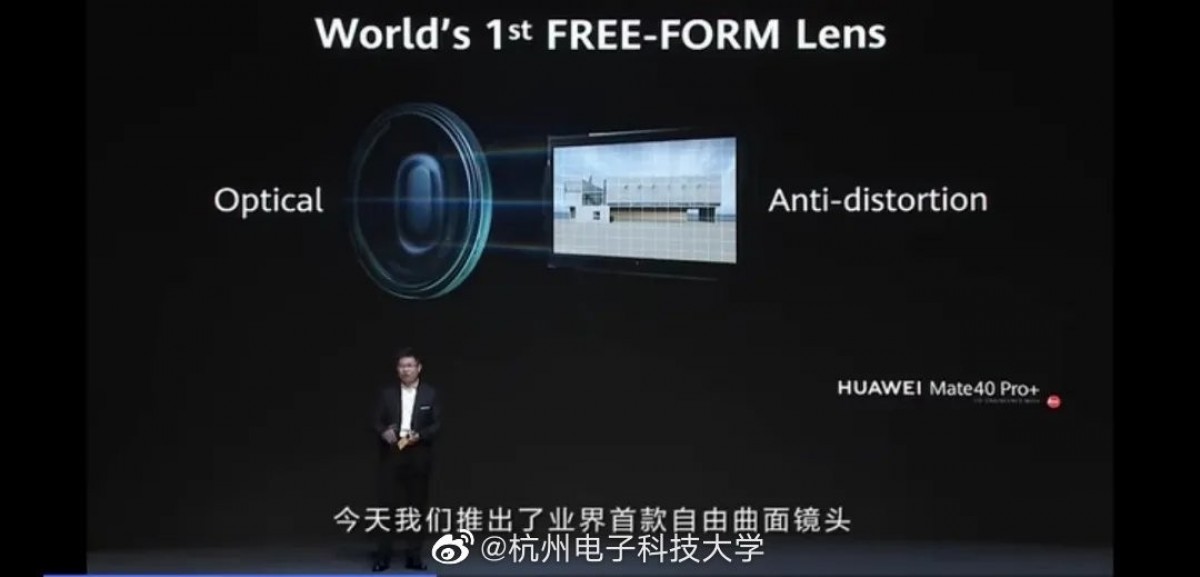 Huawei engineer explains the free form lens of the Mate 40 Pro