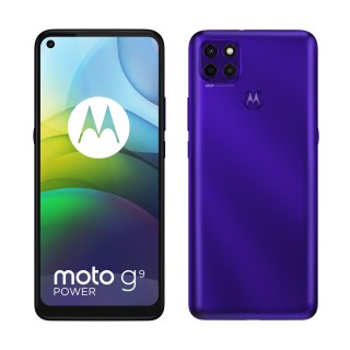 moto g9 power in Electic Violet and Metallic Sage