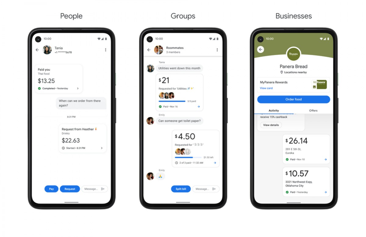 The new Google Pay looks like a chat app, Plex banking service