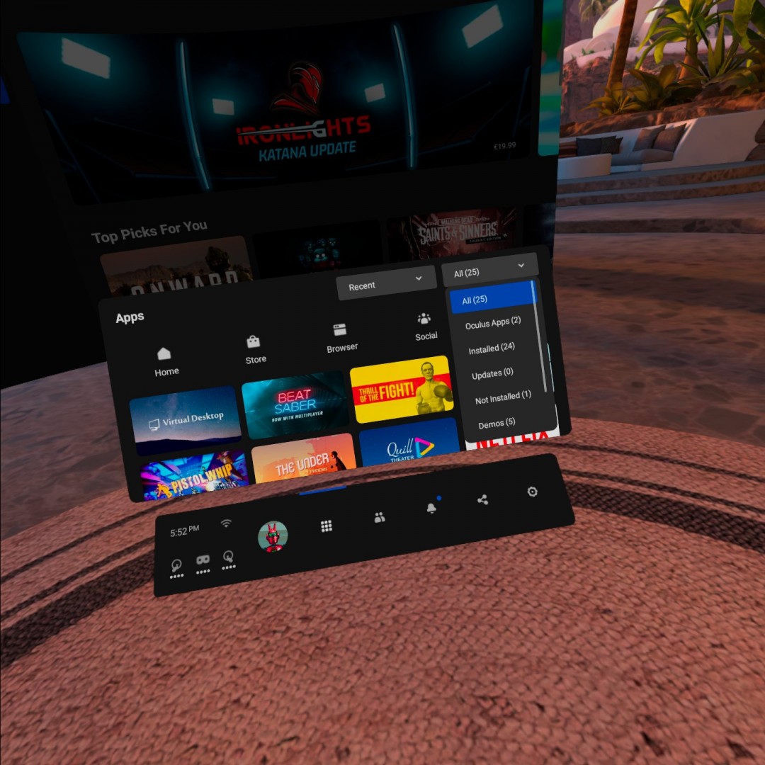 oculus quest 2 operating system