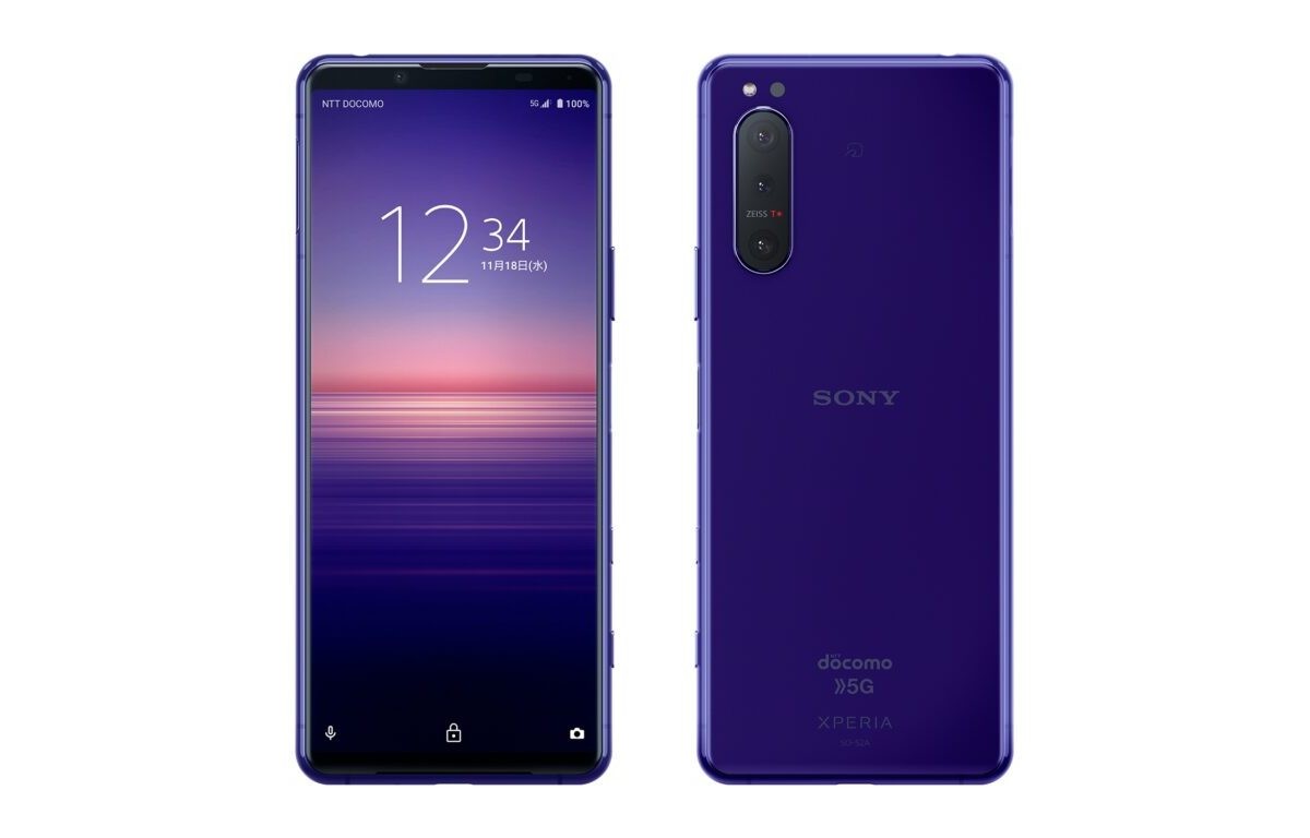 There's a purple Sony Xperia 5 II in Japan