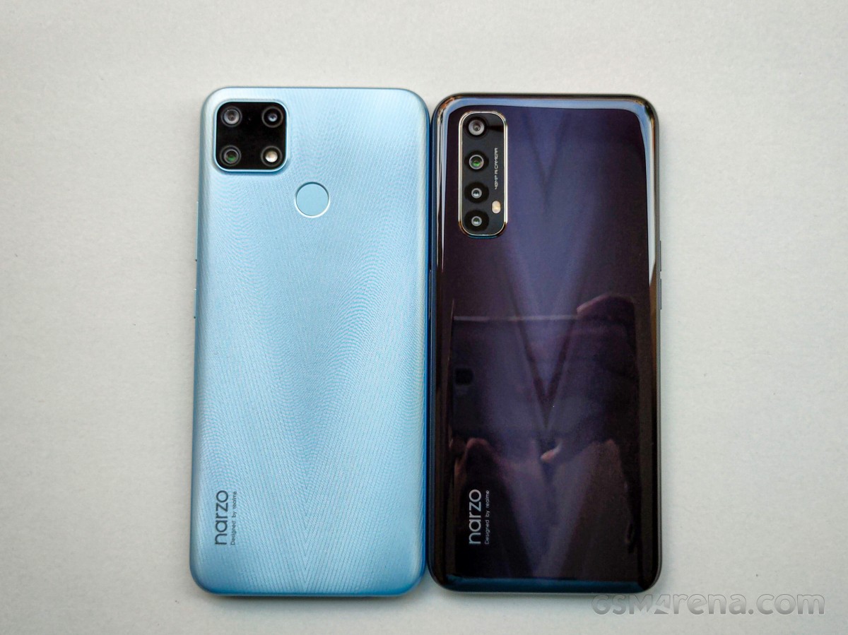 narzo 20 pro blue colour