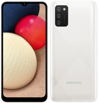 Galaxy A02s in White color