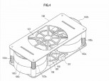 Patente de diseño de drones de Sony: diseño de cuadricóptero