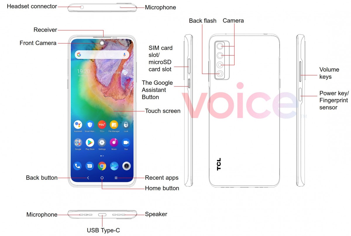 First TCL 20 5G specs and images appear, to arrive in early 2021