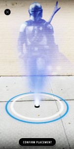 The Mandalorian AR Experience app