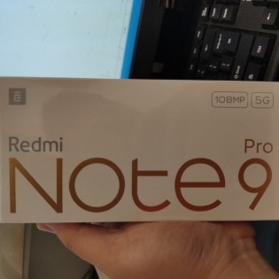 Boîtes De Vente Au Détail De Redmi Note 9 5G, Redmi Note 9 Pro 5G