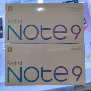 Retail boxes of Redmi Note 9 5G, Redmi Note 9 Pro 5G