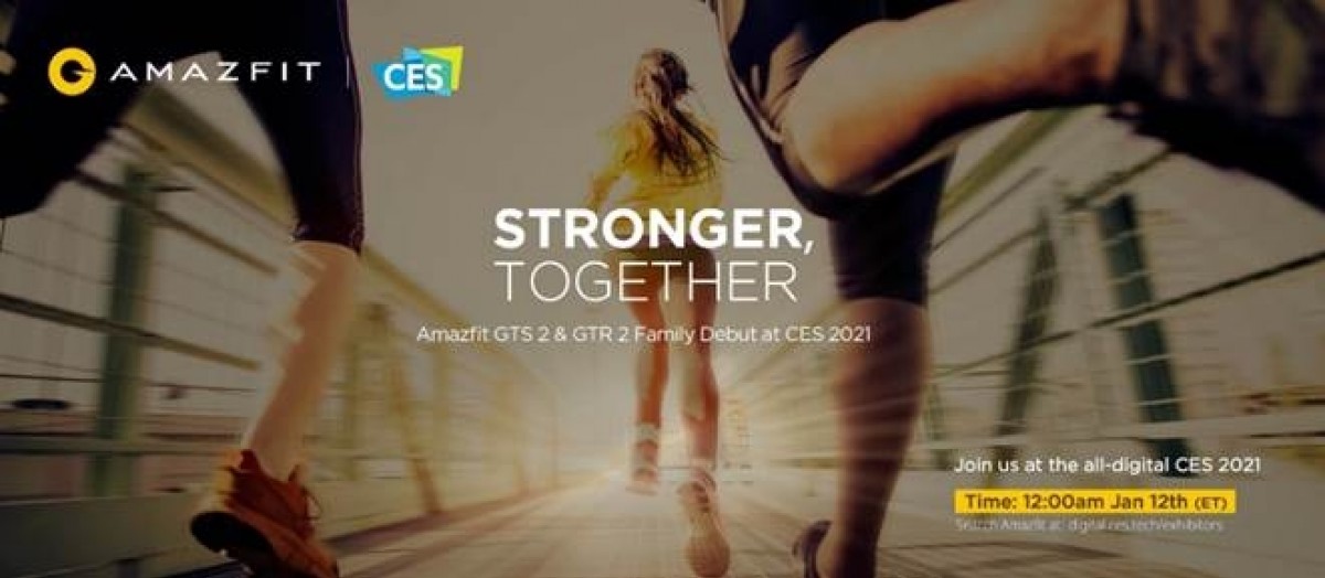 Amazfit to introduce more GTS 2 and GTR 2 products at CES 2021