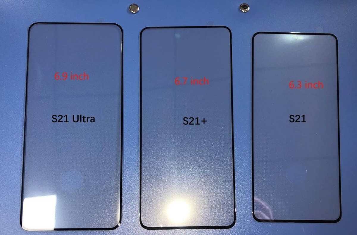 Mặt trước của gia đình Samsung Galaxy S21 bị rò rỉ, đây là cách chúng nhìn cạnh nhau