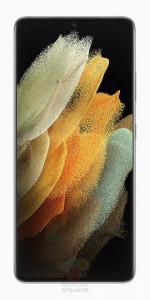 هاتف Samsung Galaxy S21 Ultra باللون الفضي الفانتوم