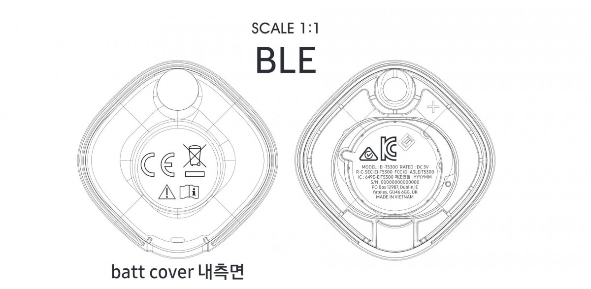 Samsung Galaxy Smart Bluetooth Tracker Details Surface Gsmarena Com News