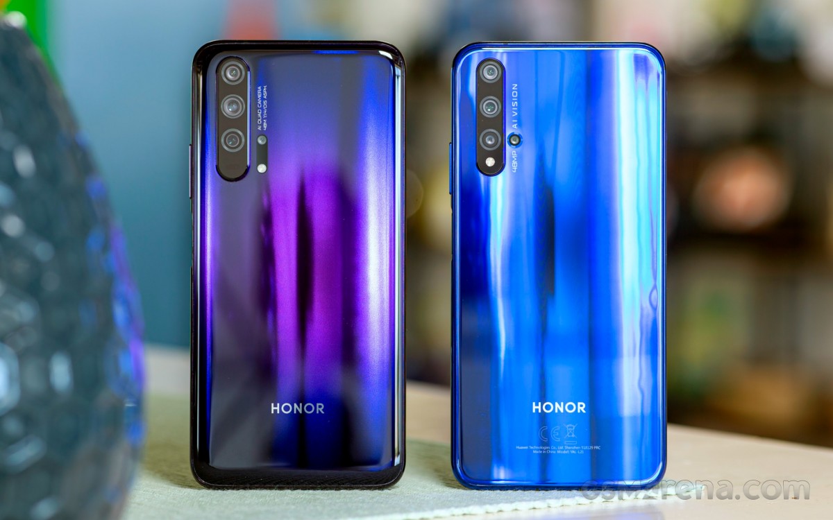 Honor 20 vs honor 20 pro фото