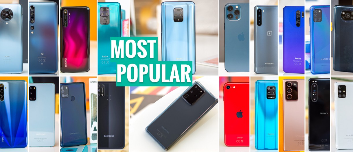 Top 20 most phones in 2020 GSMArena.com news