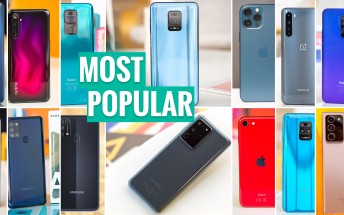 Top 20 most popular phones in 2020