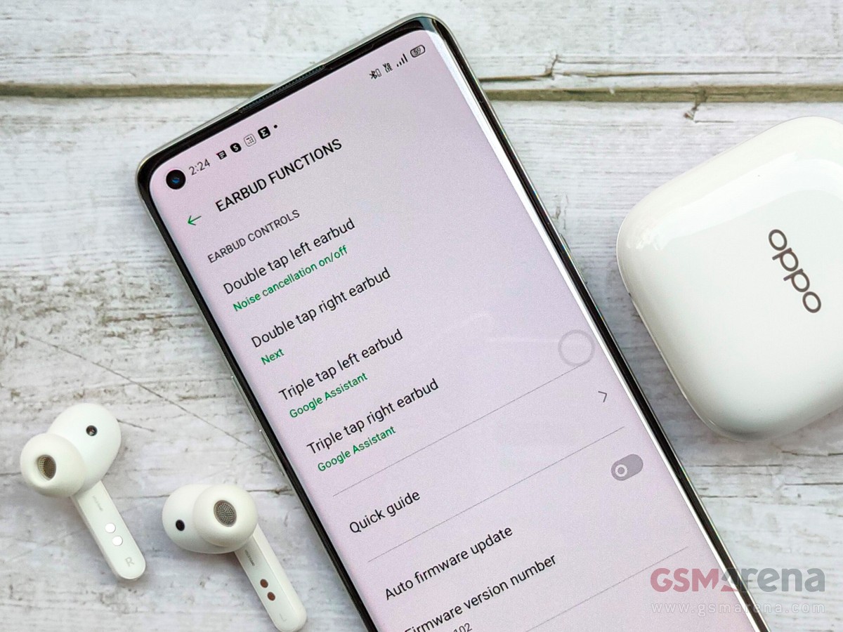 Enco W51's touch controls are customizable on Oppo Reno4 Pro