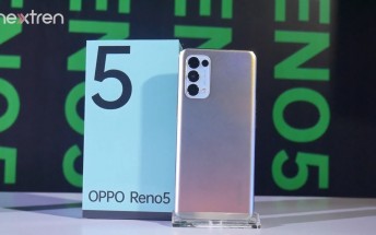 Oppo Reno5 4G global version gets handled in hands-on video, specs outed