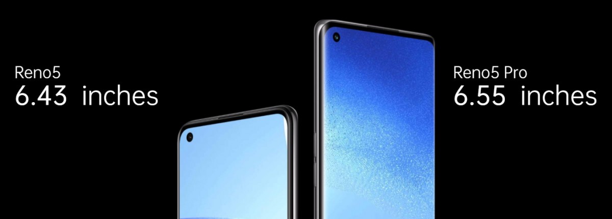 Oppo Reno5 5G and Reno5 Pro 5G unveiled with 90 Hz OLED screens, 64 MP cams, 65W charging