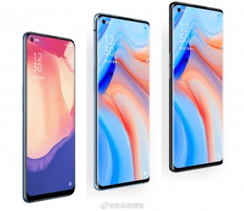 The three upcoming Oppo Reno5 phones