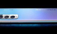 Oppo Reno5 Pro+ 5G already listed on JD.com, handled on video