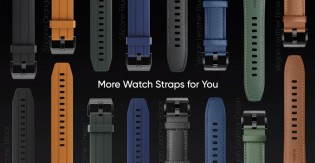 Watch S Pro has a stainless steel case and the straps are offered in four colors