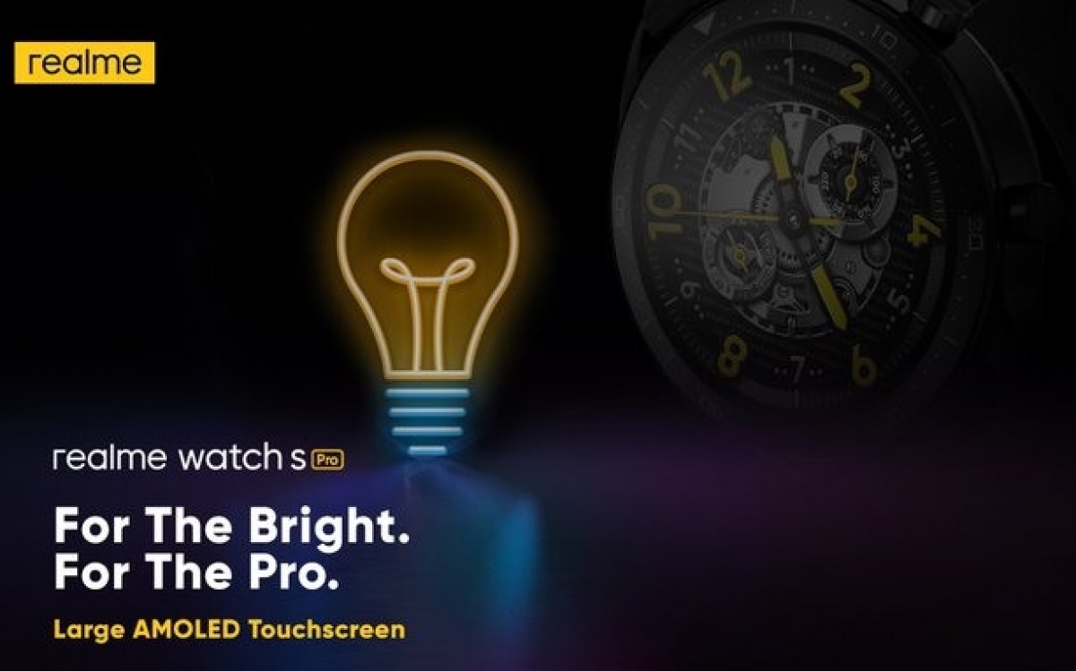 Realme Watch S Pro officially arriving on December 23