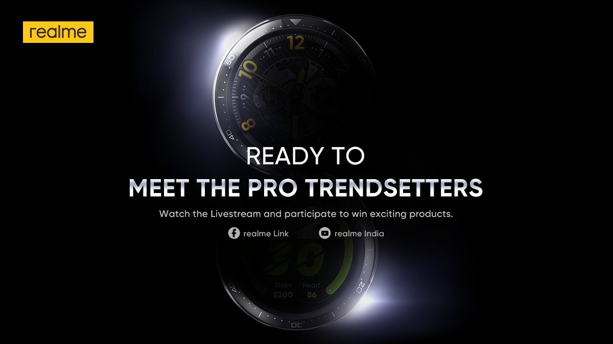 Realme teases the Watch S Pro with official trailer and live photo