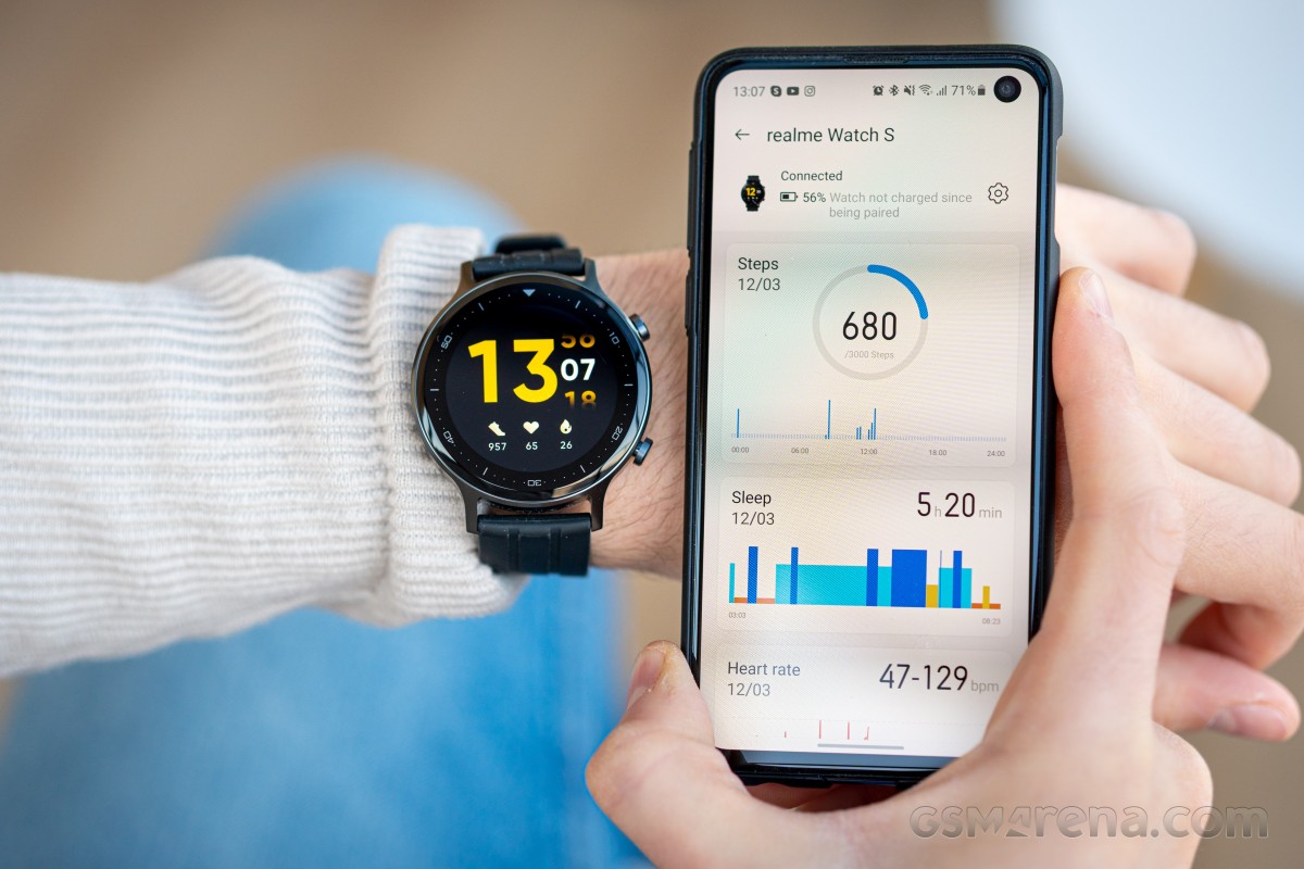 realme watch s stress monitor