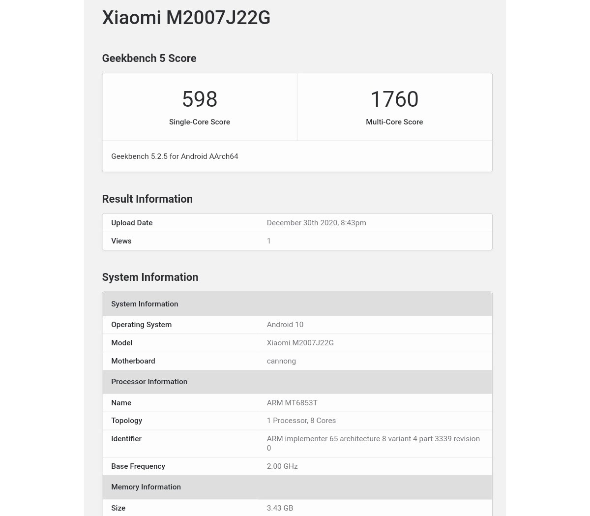 スマートフォン/携帯電話 スマートフォン本体 Upcoming Redmi Note 9T runs Geekbench, has some specs and images 