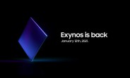 Samsung to announce Exynos 2100 on January 12