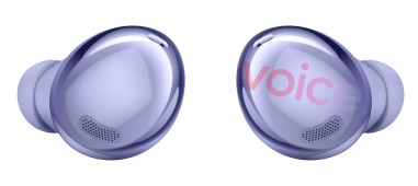 Samsung Galaxy Buds Pro (in violet)