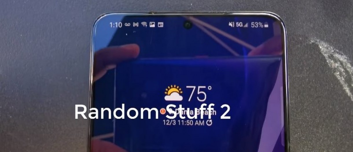 Samsung Galaxy S21 5g Appears In A Hands On Video Gsmarena Com News