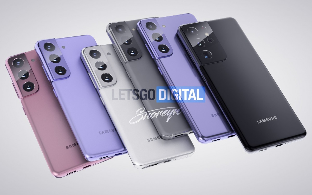 Seehttps://www.gsmarena.com/a/preview.png the Galaxy S21 Ultra, S21+ and S21 in lovely, high quality renders