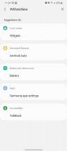 Settings - Samsung One UI 3 mini review